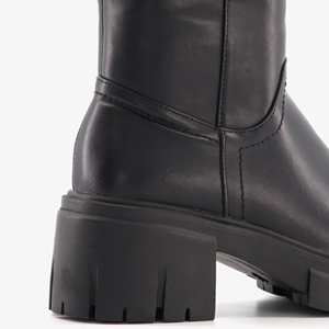 Blue Box dames hoge boots met blokhak main product image