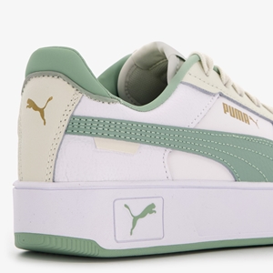 Puma Carina Street kinder sneakers wit/groen