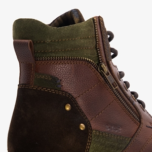 Van Beers leren heren veterboots donkerbruin main product image