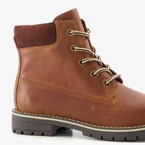 Hush Puppies leren jongens veterboots