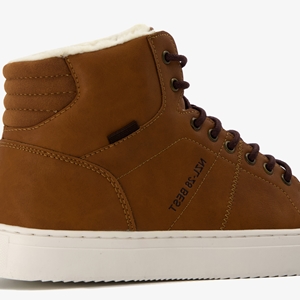 Blue Box hoge heren sneakers cognac main product image