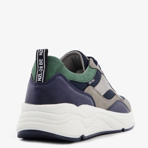 Blue Box heren sneakers blauw/grijs main product image