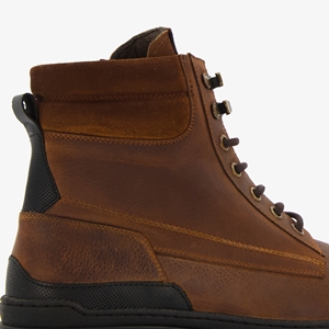 Van Beers leren heren veterboots bruin