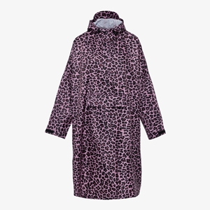 Mountain Peak regenponcho met luipaardprint