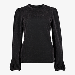 TwoDay dames trui zwart met glinster details