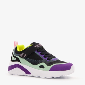 Skechers Uno Lite meisjes sneakers paars zwart online bestellen Scapino