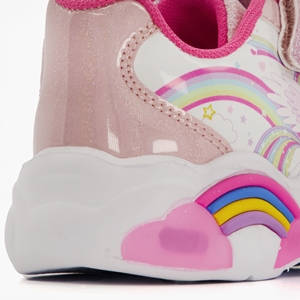 Blue Box meisjes regenboog sneakers met lichtjes main product image