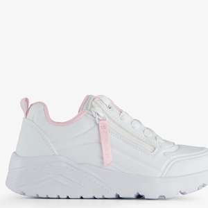 Skechers meisjes sneakers wit met ritsje main product image