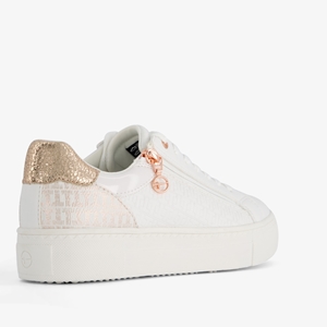 Tamaris dames sneakers met rosékleurige details