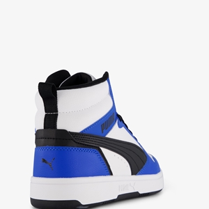 Puma Rebound V6 Mid kinder sneakers blauw/wit main product image