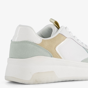 Hush Puppies leren dames sneakers wit/pastel main product image