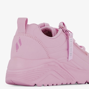 Skechers meisjes sneakers roze met rits