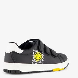 Blue Box jongens sneakers zwart met smiley