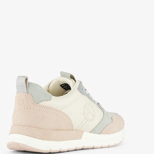 Tamaris vegan dames sneakers beige roze