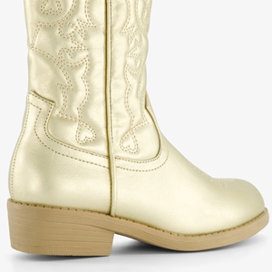 Blue Box meisjes western boots goudkleurig main product image