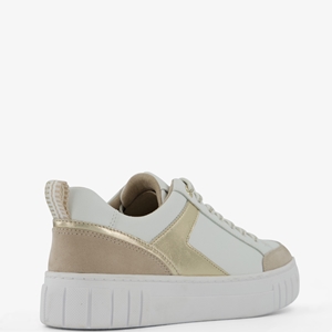 Nova dames sneakers wit/goud