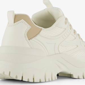 Blue Box dames dad sneakers wit/beige main product image