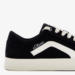 s.Oliver heren sneakers zwart wit