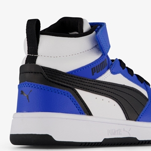 Puma Rebound V6 Mid kinder sneakers blauw main product image