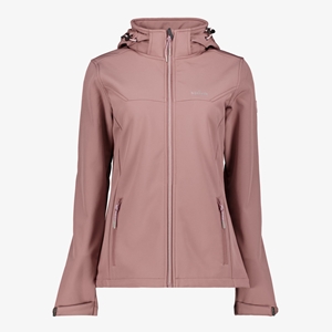 Kjelvik dames softshell jas roze