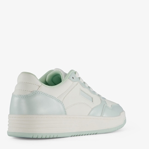 Blue Box dames sneakers mintgroen wit