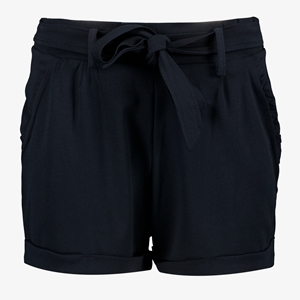 TwoDay dames short met strikband zwart