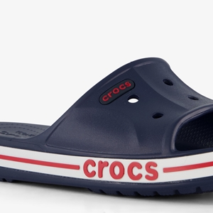 Crocs Bayaband Slide heren slippers blauw wit