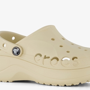 Crocs Baya Platform Clog dames klompen beige