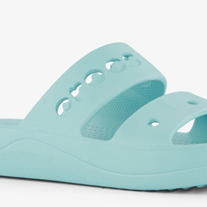 Crocs Baya Platform dames slippers blauw