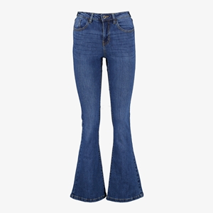 TwoDay dames flared jeans donkerblauw