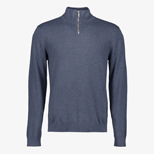 Produkt heren trui met rits grijs online bestellen Scapino