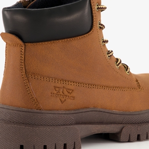 Blue Box jongens veterboots cognac bruin