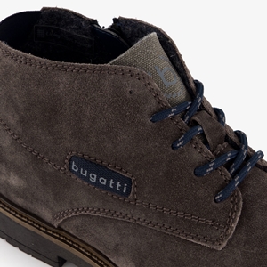 Bugatti hoge bruine suede heren veterschoenen