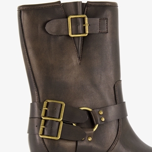 Blue Box dames biker boots bruin