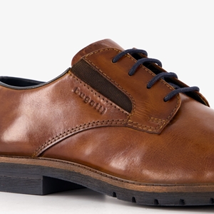 Bugatti leren heren veterschoenen cognac bruin