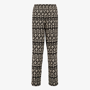 TwoDay dames pantalon zwart met print