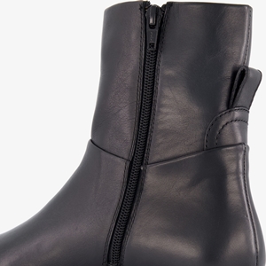 Hush Puppies leren dames boots zwart