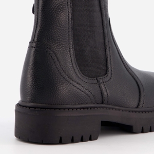 Hush Puppies leren kinder Chelsea boots zwart