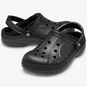 Crocs Baya Lined heren klompen gevoerd zwart