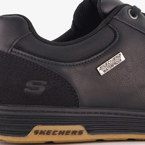 Skechers Cavell Sparkman leren sneakers zwart