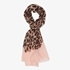 Dames sjaal met leopard print 1