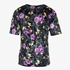 Jazlyn dames velvet t-shirt bloemenprint 2