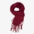 Rode sjaal met franjes 1