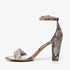 Nova dames hak sandalen met slangenprint 3