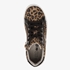 TwoDay leren meisjes sneakers met luipaardprint 5