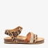 Groot meisjes bio sandalen met luipaardprint 7