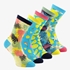 5 paar dames sokken met print