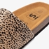 Dames bio slippers met cheetah print 6