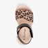 Blue Box meisjes sandalen met luipaardprint 5