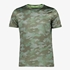 Heren hardloop T-shirt met camouflage print